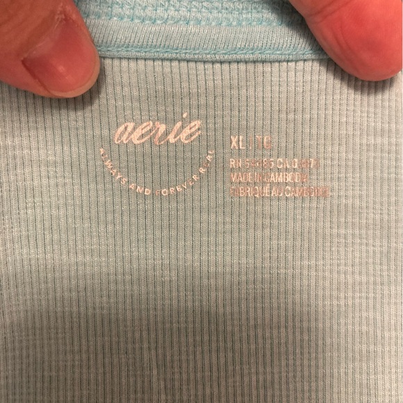 Aerie No BS Henley Tank Top Razorback XL - Picture 4 of 6